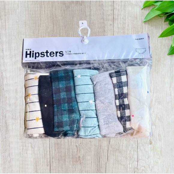 Old Navy Hipster Underwear 7-Pack for Girls * BRAND NEW* - Picture 2 of 6